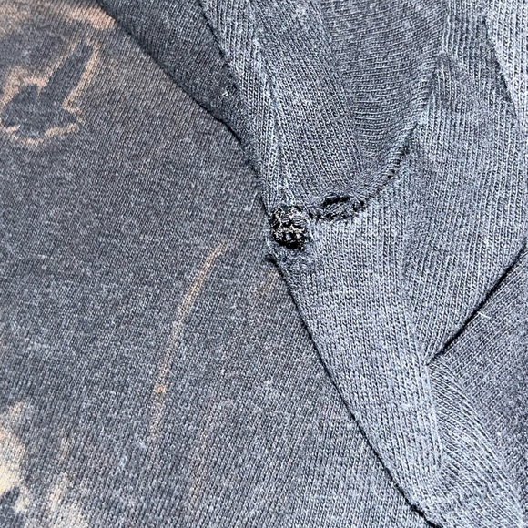 Vintage Y2K Disturbed Outrage Black Graphic Band Tee Shirt - Picture 7 of 7